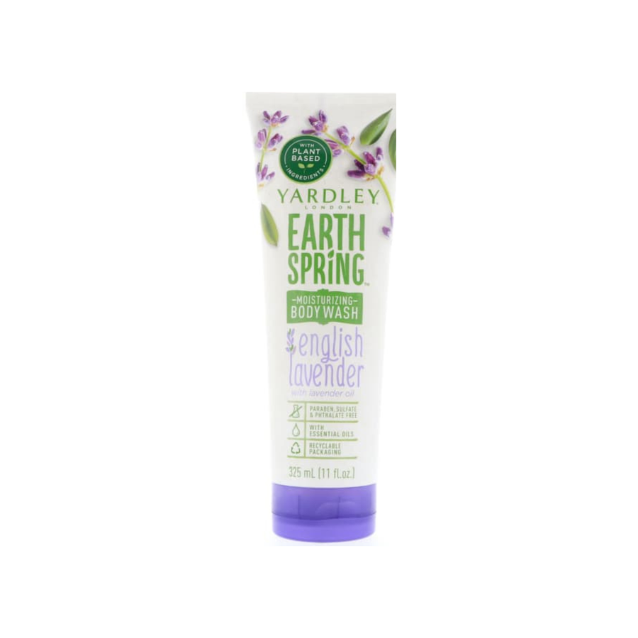 Yardley Earth Spring Moisturizing Body Wash English Lavender, 11 oz