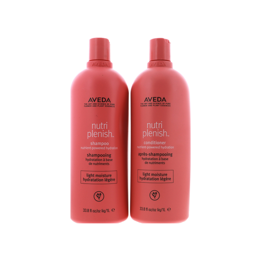 Aveda Nutriplenish Light Moisture Shampoo, 33.8 oz-Aveda Nutriplenish Light Moisture Conditioner, 33.8 oz