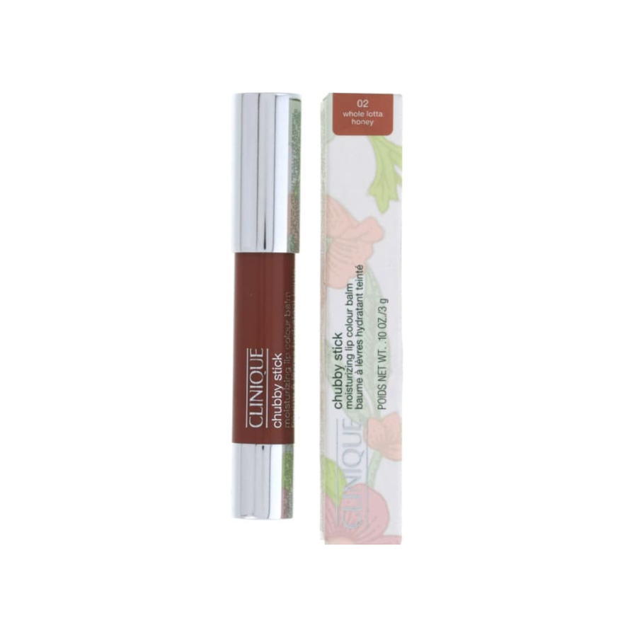 Clinique Chubby Stick Moisturizing Lip Colour Balm, 02 Whole Lotta Honey, 0.1 oz