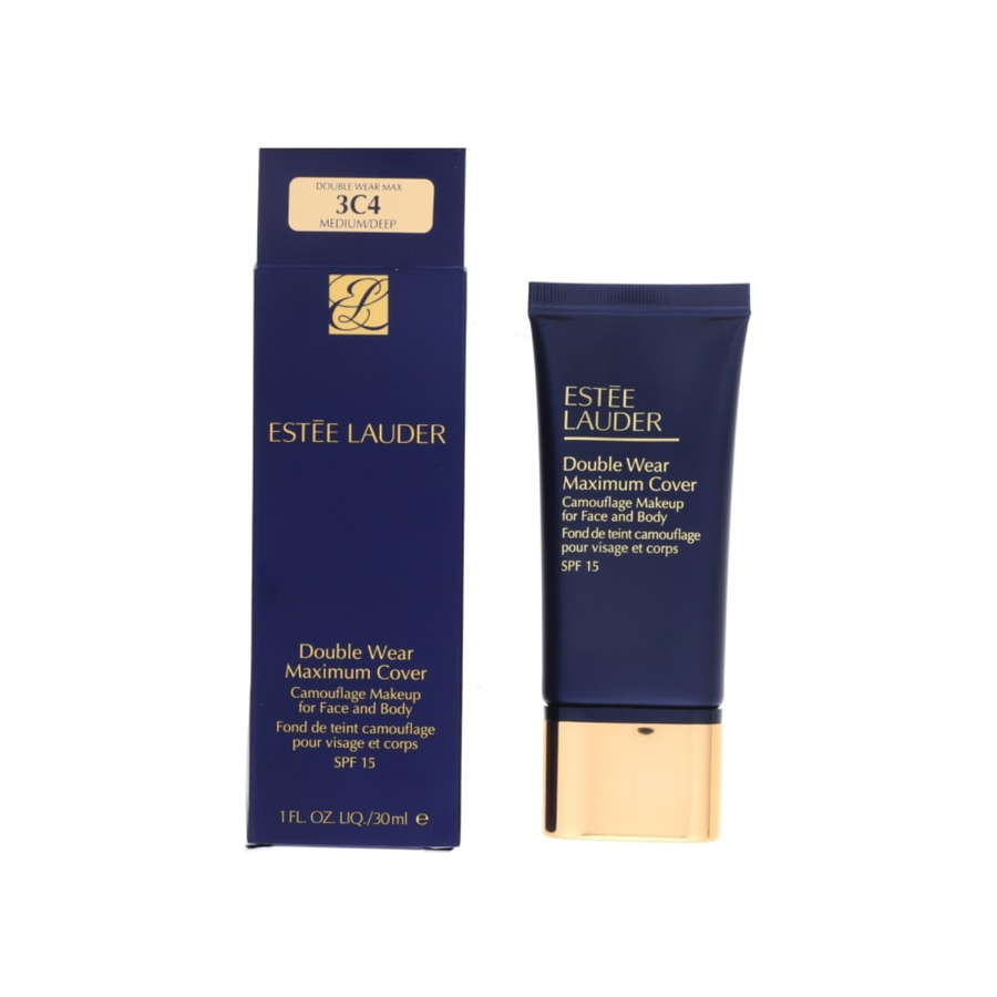 Estee Lauder Double Wear Maximum Cover Camouflage Makeup for Face and Body SPF15, 3C4 Medium/Deep, 1 oz