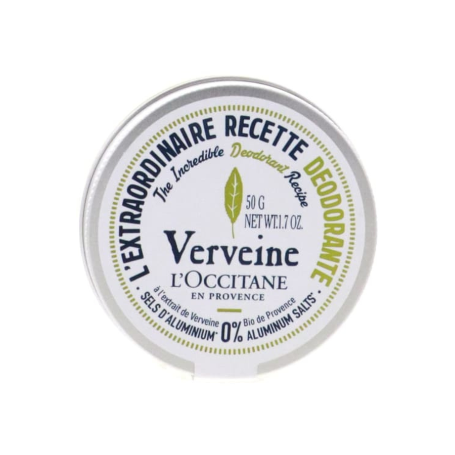 L'Occitane Verbena Deodorant 0% Aluminum Salts, 1.7 oz