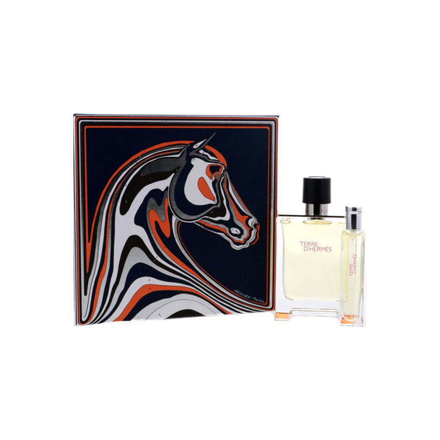 Hermes Terre D'Hermes Gift Set (EDT 3.3 oz, EDT 0.5 oz)