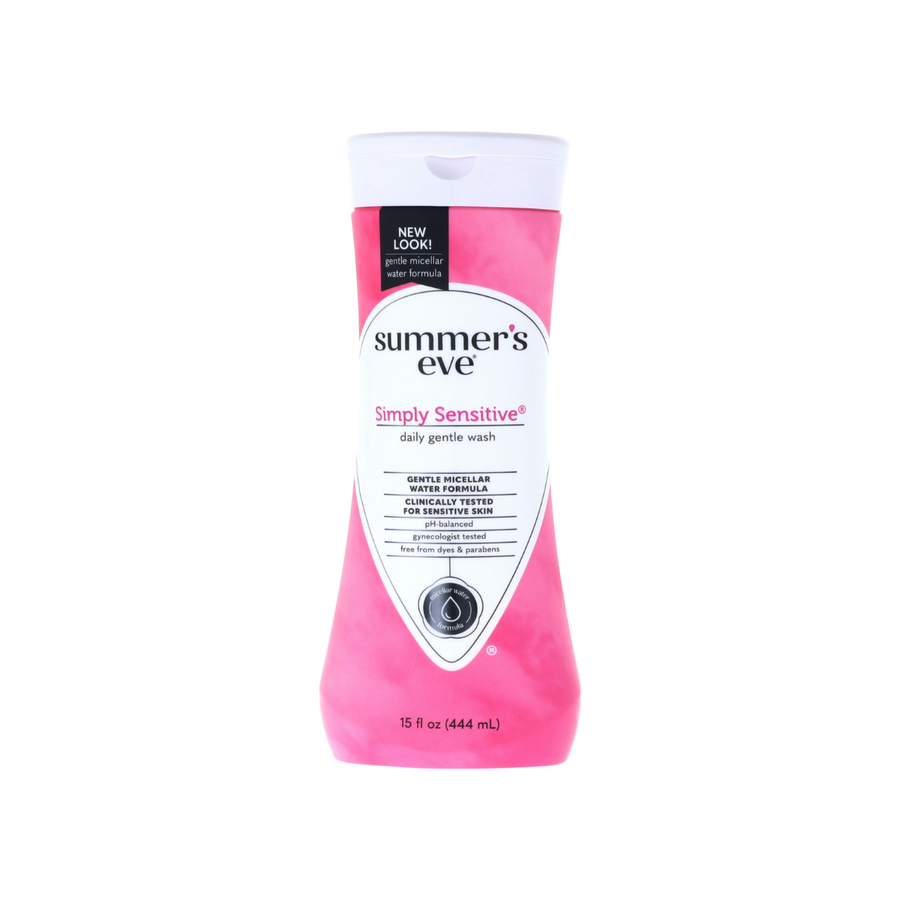 Summer's Eve Simply Sensitive Cleansing Wash for Sensitive Skin, 15 oz