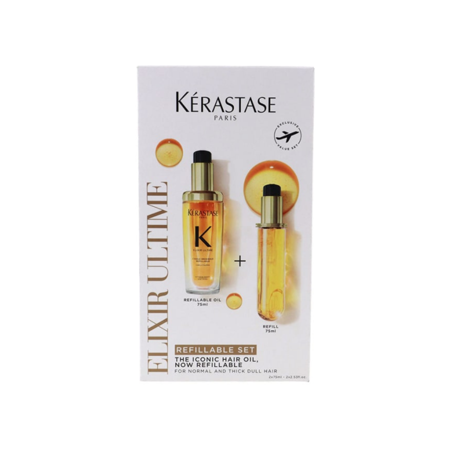 Kerastase Elixir Ultime Refillable Set, 2 x 2.53 oz
