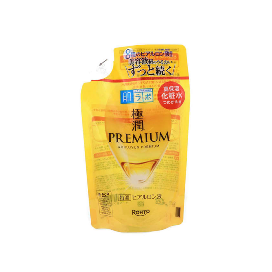 Rohto Hadalabo Gokujyun Premium Hydrating Lotion Refill, 5.74 oz