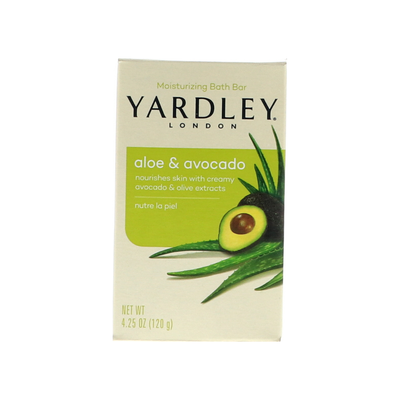 Yardley Aloe & Avocado Bath Bar, 4.25 oz