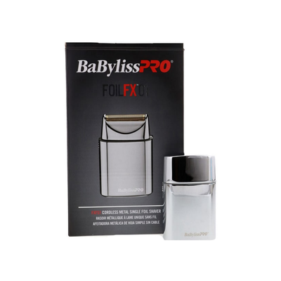 BaBylissPro FoilFX01 Silver Cordless Metal Single Foil Shaver