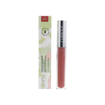 Clinique Pop Plush Creamy Lip Gloss, 02 Chiffon Pop, 0.11 oz