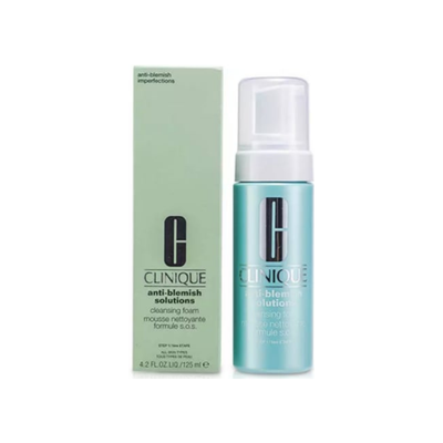 Clinique Anti-Blemish Solutions Cleansing Foam for All Skin Types, 4.2 oz
