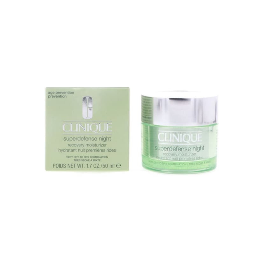 Clinique Superdefense Night Recovery Moisturizer Very Dry to Dry Combination, 1.7 oz