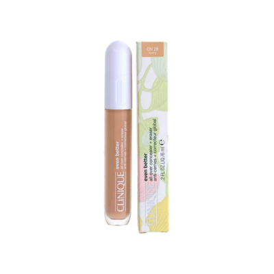 Clinique Even Better All-Over Concealer + Eraser, CN28 Ivory, 0.2 oz