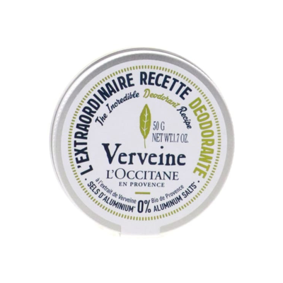 L'Occitane Verbena Deodorant 0% Aluminum Salts, 1.7 oz