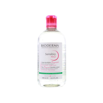 Bioderma Sensibio H2O Make-up Removing Micelle Solution for Sensitive Skin, 16.7 oz