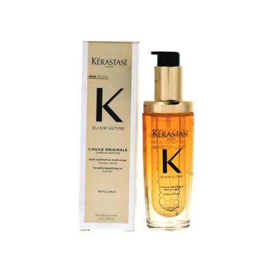 Kerastase Elixir Ultime L Huile Originale Refillable Hair Oil, 2.53 oz