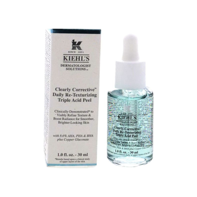 Kiehl's Clearly Corrective Daily Re-Texturizing Triple Acid Peel, 1 oz