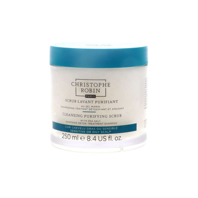 Christophe Robin Cleansing Purifying Scrub with Sea Salt, 8.4 oz