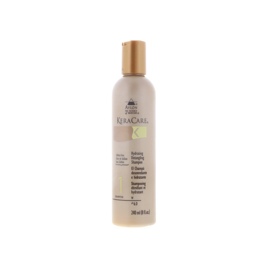 Avlon KeraCare Hydrating Detangling Sulfate-Free Shampoo, 8 oz