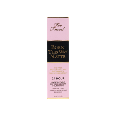 Too Faced Born This Way Soft Matte Foundation, Light Beige, 1 oz