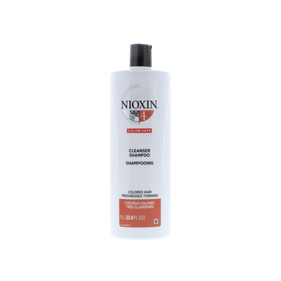 Nioxin System 4 Cleanser Shampoo, 33.8 oz