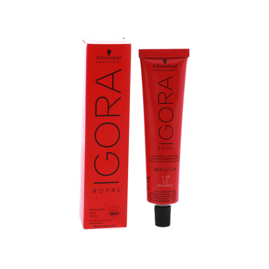 Schwarzkopf Igora Royal, 4-68 Medium Auburn Brown, 2.02 oz