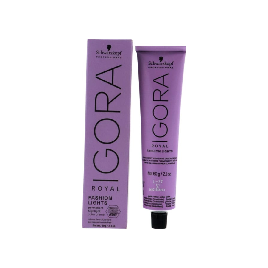 Schwarzkopf Igora Royal Fashion Lights, L-77 Copper Extra, 2.02 oz