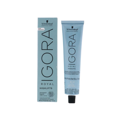 Schwarzkopf Igora Royal Highlifts, 10-21 Ultra Blonde Ash Cendre, 2.02 oz