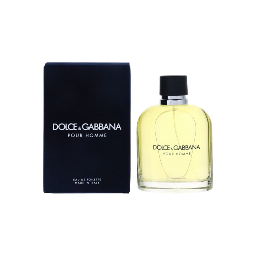 Dolce & Gabbana Pour Homme Eau de Toilette for Men, 6.7 oz