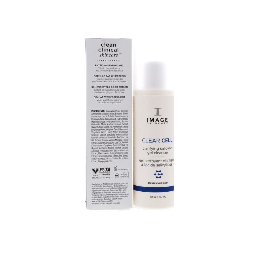 Image Skincare Clear Cell Clarifying Salicylic Gel Cleanser, 6 oz