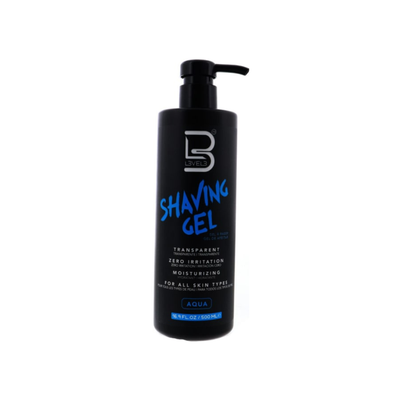 Level 3 Transparent Shaving Gel, Aqua, 16.9 oz