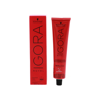 Schwarzkopf Igora Royal, 9-1, Extra Light Blonde Cendre, 2.1 oz