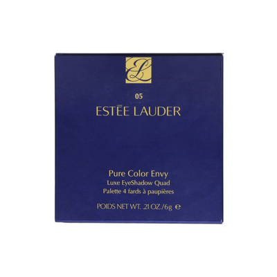 Estee Lauder Pure Color Envy Luxe Eyeshadow Quad, 05 Grey Haze, 0.21 oz