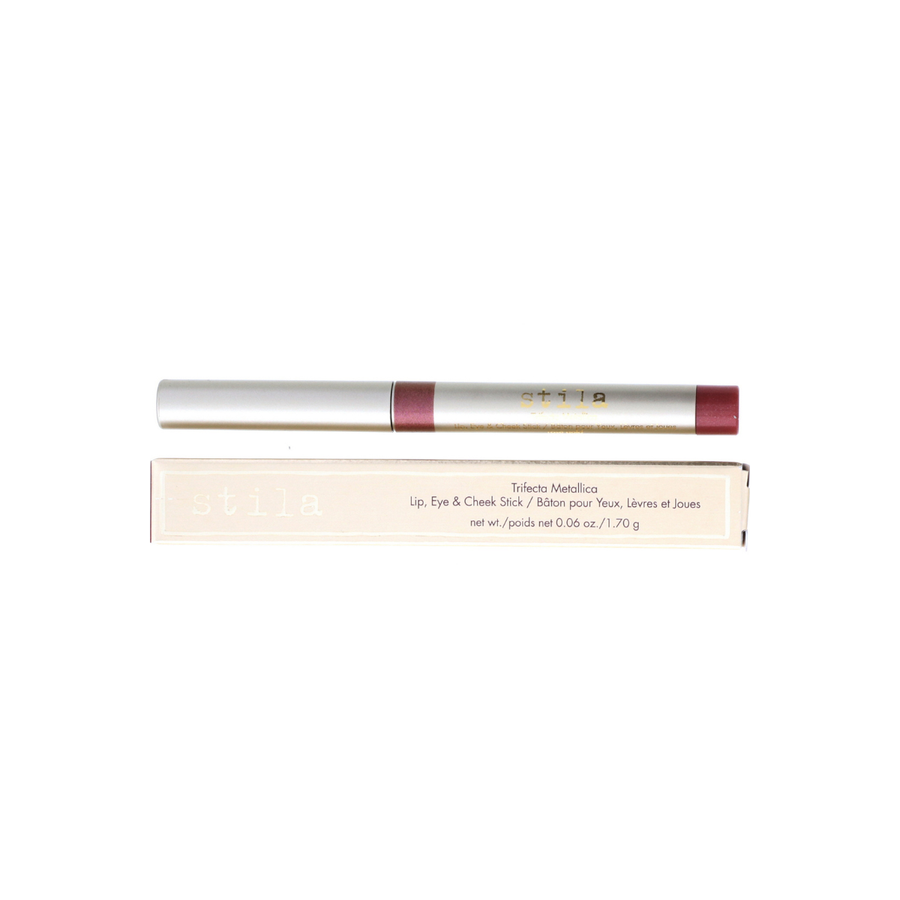 Stila Trifecta Metallica Lip, Eye and Cheek Stick, Rose Gold, 0.06 oz