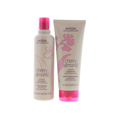 Aveda Cherry Almond Softening Shampoo, 8.5 oz-Aveda Cherry Almond Softening Conditioner, 6.7 oz
