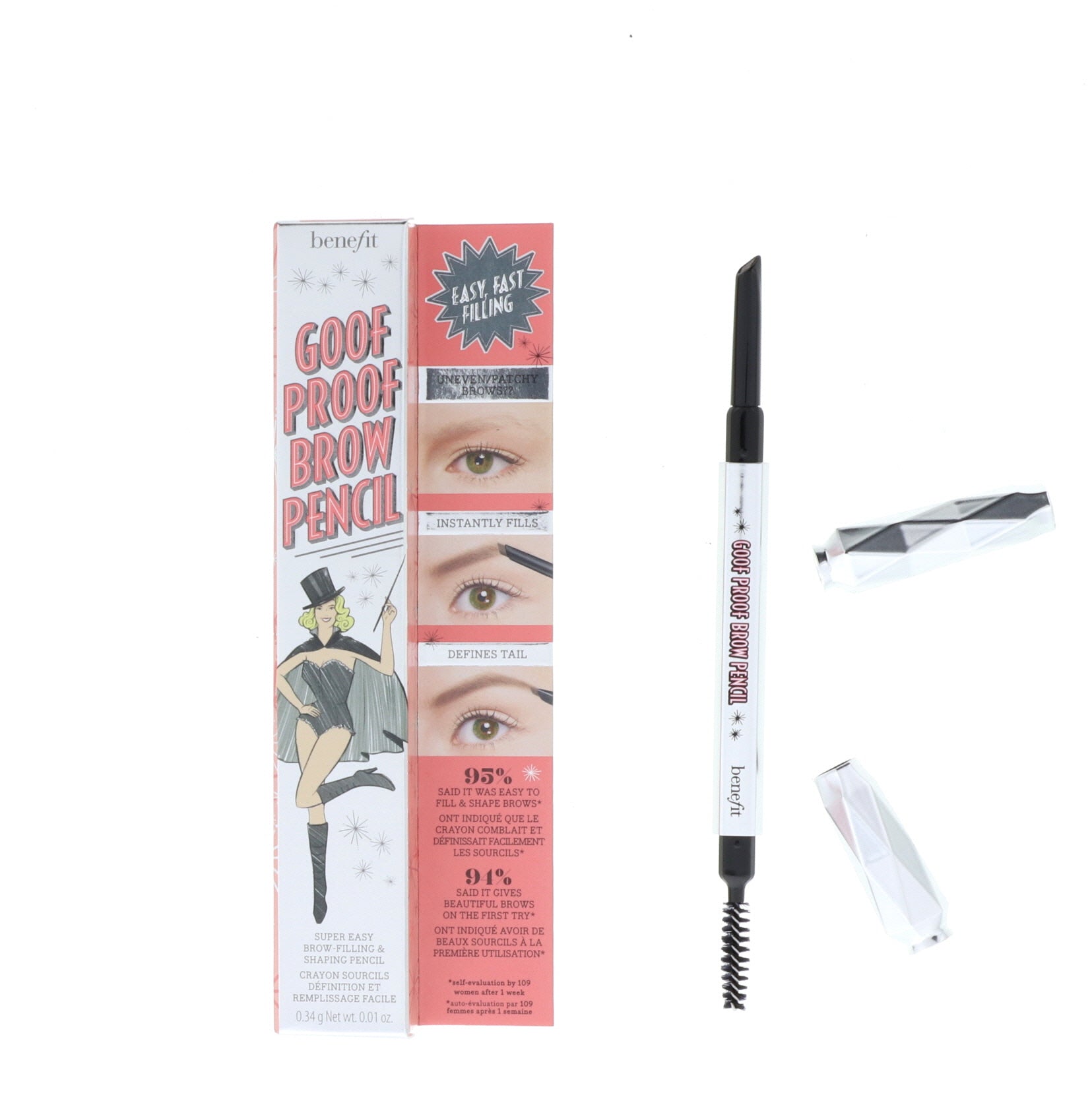 Benefit Goof Proof Brow Pencil, #3.5, 0.01 oz