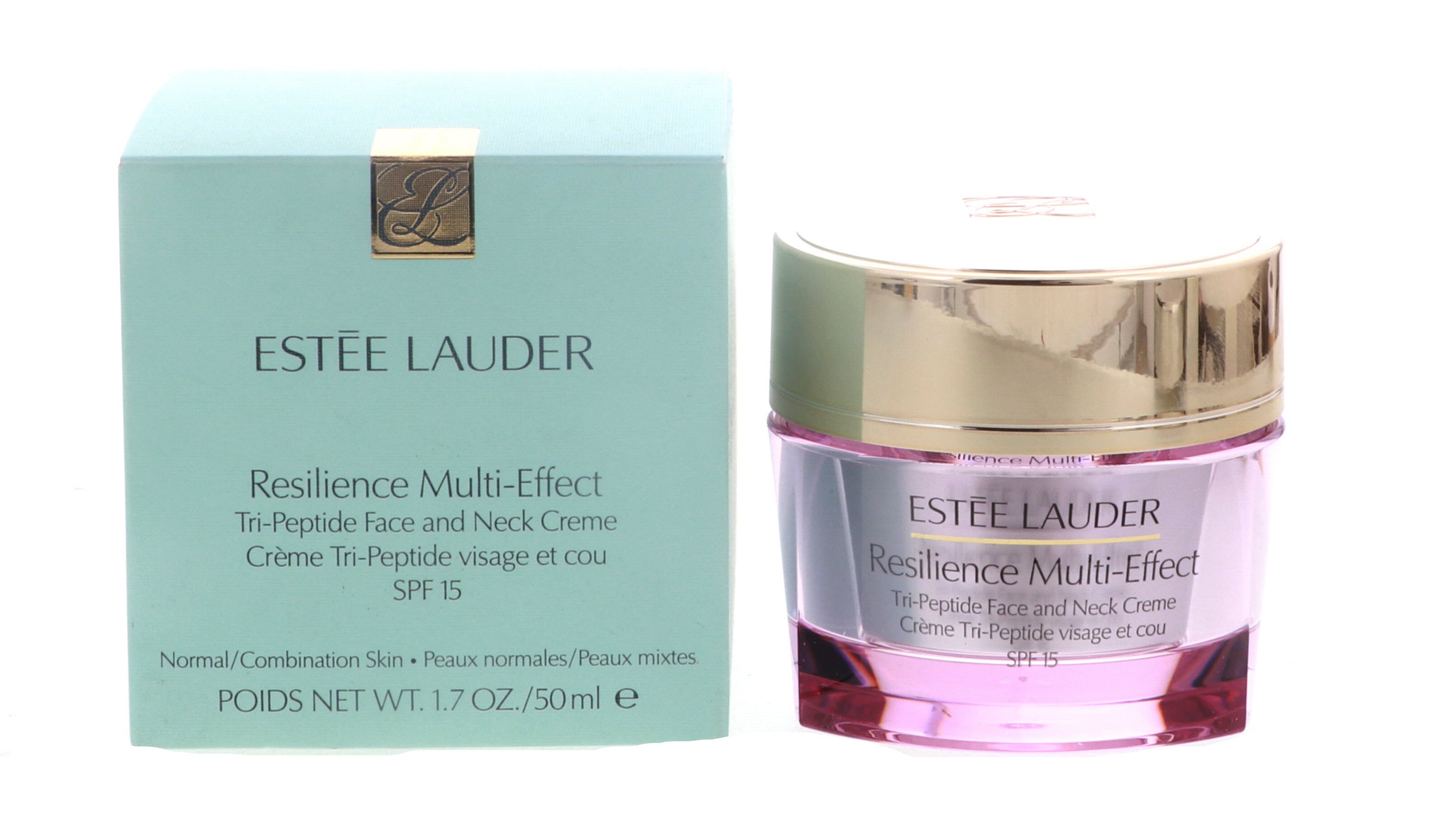 Estee Lauder Resilience Multi-Effect Tri-Peptide Face and Neck Creme SPF15, 1.7 oz