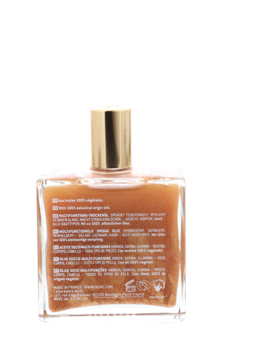 Nuxe Huile Prodigieuse Or Multi-Purpose Dry Oil for Face, Body and Hair, 1.6 oz