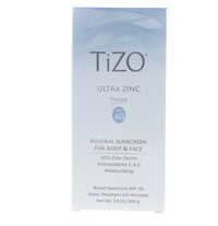 TIZO Ultra Zinc Body & Face Sunscreen Tinted SPF40, 3.5 oz